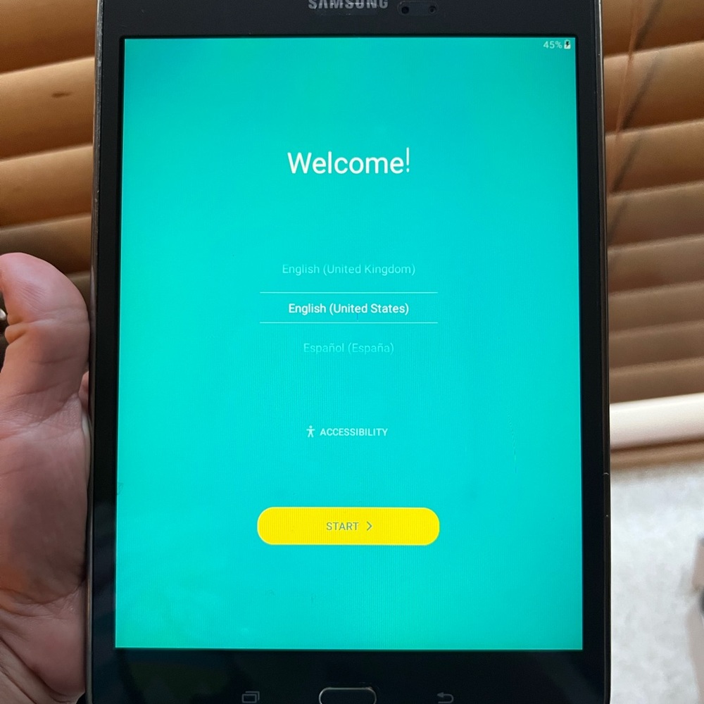 Samsung tablet